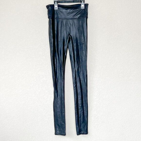 Spanx Faux Leather Leggings Size XS - Picture 1 of 4